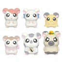Hamtaro Minifiguren mit Beflockung 4 cm Display (8)
