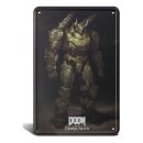 Doom The Dark Ages Me­tall­schild Atlan 20 x 30 cm