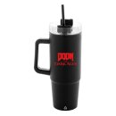 Doom The Dark Ages Thermobecher mit Trinkhalm Shield 1180 ml
