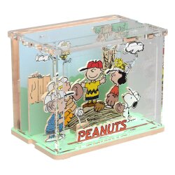 Die Peanuts Puremind DIY Bauset Mini Scene Baseball Time