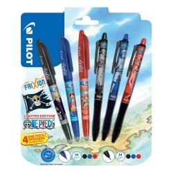 One Piece Tintenroller 6er-Pack FriXion Ball & Ball+ Limited Sticker Edition LE 0.7
