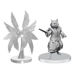 Pathfinder Deep Cuts Miniaturen unbemalt Procyal (Raccoon Agathion) & Zoaem (Ring Archon)
