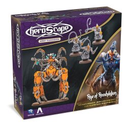 Heroscape Erweiterung Revnas Rebuke: Iron Lich Viscerot and Necrotech Wraithriders Army *Englische Version*