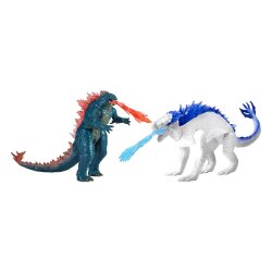 Godzilla x Kong: The New Empire Diorama 2er Pack Godzilla vs Shimo 15 cm