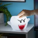 Super Mario Squishy Glo Silikon-Leuchte Boo 14 cm