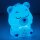 Die Glücksbärchis Squishy Glo Silikon-Leuchte Schlummerbärchi 15 cm
