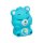 Die Glücksbärchis Squishy Glo Silikon-Leuchte Schlummerbärchi 15 cm