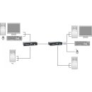 KVM Extender KVM-9036 over IP RJ45 1080 FULLHD VGA 100m Reichweite Übertragung
