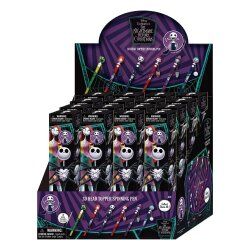 Nightmare before Christmas Stifte 3D Head Topper Spinning Pen Blind Box Display (16)