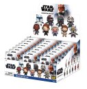 Star Wars Clone Wars 3D PVC-Taschenanhänger Series 4 Display (24)