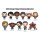 Stranger Things 3D PVC-Taschenanhänger Series 2 Display (24)