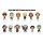 One Piece 3D PVC-Taschenanhänger Netflix Series 1 Display (24)