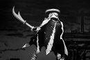 Teenage Mutant Ninja Turtles Actionfigur Elite Foot Ninja Guard Black & White 18 cm