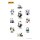 Panda Roll Blind Box Figuren Sortiment Ballet Performance 7 cm (8)
