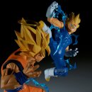 Dragon Ball Z Match Makers PVC Statue Majin Vegeta (vs Super Saiyan 2 Son Goku) 15 cm
