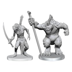 Pathfinder Deep Cuts Miniaturen unbemalt Xulgath Skirmisher & Stoneliege