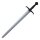 Warhammer Schaumstoff-Schwert unbemalt Armoury Reikland Imperial Arming Sword 89 cm