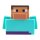 Minecraft Badeente Steve 6 cm