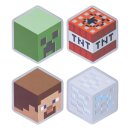 Minecraft Untersetzer 4er-Pack