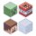 Minecraft Untersetzer 4er-Pack