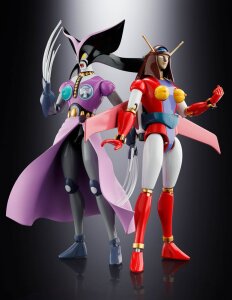 Great Mazinger Soul of Chogokin Diecast Actionfiguren GX-114 Janus & GX-12R Venus A Set 17 cm  - Beschädigte Verpackung