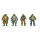 Teenage Mutant Ninja Turtles Actionfiguren 4er Pack Gangster Turtles 18 cm