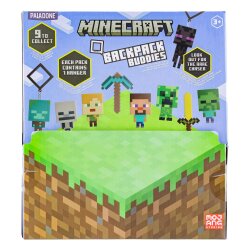 Minecraft Taschenanhänger Backpack Buddies Mystery Bags Series 4 Display (24)