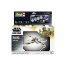 Star Wars Modellbausatz mit Basiszubehör 1/57 Carson Tevas X-Wing Fighter 22 cm