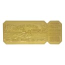 Jaws Replik 1/1 50th Anniversary Regatta Ticket 24k Gold Plated