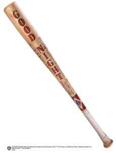 Suicide Squad Prop Replik Harley Quinns Good Night Baseballschläger 80 cm