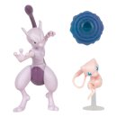 Pokémon Figuren 2er-Pack Mewtwo 10 cm & Mew 5 cm
