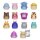 Squishmallows Squish-a-longs Minifiguren 14er Pack Set Series 2 Style 2 2,5 cm