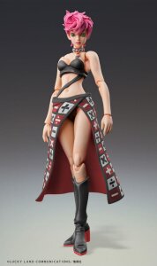 JoJos Bizarre Adventure Part 5 Super Action Actionfigur Trish Una Black Ver. 15 cm