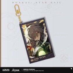 Honkai: Star Rail Countdown Departure Series Acryl Schlüsselanhänger Jing Yuan Glitter 9 cm