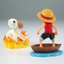 One Piece WCF Log Stories PVC Statuen 2er-Pack Luffy...