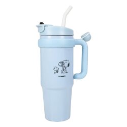 Peanuts Thermobecher mit Trinkhalm Snoopy 887 ml