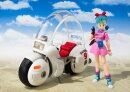 Dragon Ball S.H. Figuarts Fahrzeug mit Figur Bulmas Motorcycle Hoipoi Capsule No. 9 17 cm