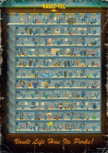 Fallout 4 Puzzle Perk Poster (1000 Teile)