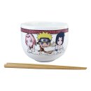 Naruto Shippuden Ramen-Schüssel mit Stäbchen...