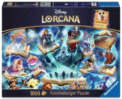 Disney Lorcana Puzzle Glimmers of the Realm: Sapphire (1000 Teile)