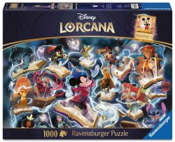Disney Lorcana Puzzle Glimmers of the Realm: Steel (1000 Teile)