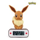 Pokémon Wecker mit Leuchtfunktion Eevee 18 cm