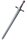 Warhammer Schaumstoff-Schwert Armoury Vanguard Imperial Arming Sword 91 cm