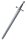Warhammer Schaumstoff-Schwert Armoury Stalwart Imperial Arming Sword 88 cm