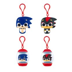 Sonic The Hedgehog Plüsch Schlüsselanhänger 5 cm PDQ Blind Sortiment (12)