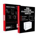 Evoretro Box Display Case für Figuren Stapelbar