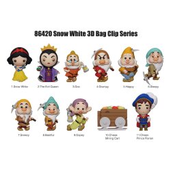 Schneewittchen 3D PVC-Taschenanhänger Classic Series 66 Display (24)