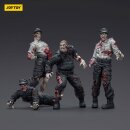 Zombie Dark Source Actionfiguren 4er-Pack Security Guards...