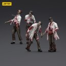 Zombie Dark Source Actionfiguren 4er-Pack Scientists...