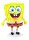 SpongeBob Schwammkopf Plueschfigur SpongeBob 19 cm